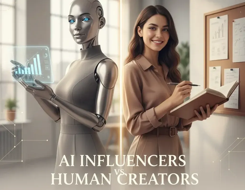 AI Influencers vs Human Creators: Which Delivers Better ROI for Your Brand in 2025?